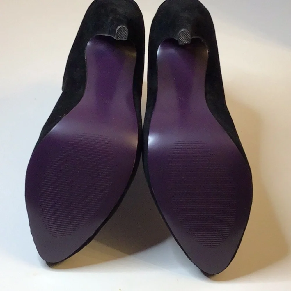 MIXX  JENNY BLACK SUEDE ANKLE SHOES SZ 10 - Picture 8 of 13